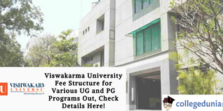 Vishwakarma University Fee Structure for Various UG and PG Programs Out, Check Details Here!